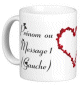 Mug personnalisable avec 2 prenoms et l'illustration du coeur de votre choix (couple)