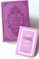 Pack cadeau mauve : Le Noble Coran (bilingue francais/arabe) + La Citadelle du Musulman assortie