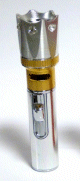 Bruleur d'encens (Bakhour) portable et express - Encensoir portatif a gaz (Argente)