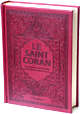 Le Saint Coran - Transcription phonetique et Traduction des sens en francais - Edition de luxe (Couverture cuir de couleur Bordeaux)