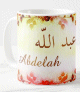 Mug prenom arabe masculin "Abdelah" -