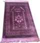 Tapis de luxe Grand Confort (rembourre et ultra-confortable) violet- Motif Kaaba