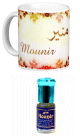 Pack Mug (tasse) + Parfum "Mounir"