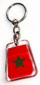 Porte cle sous forme de drapeau Marocain