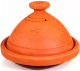 Tajine marocain de cuisson en terre cuite (29 x 21 cm)