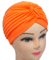 Bonnet style egyptien de couleur Orange