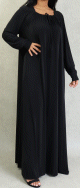 Robe maxi-longue et extra-large fluide avec lien de serrage en haut pour femme - Plusieurs couleurs disponibles
