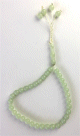 Chapelet islamique (Sebha) a 33 grains de couleur vert clair fluorescent
