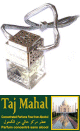 Diffuseur de parfum pour voiture (Desodorisant auto et parfumeur au musc - Argente - 7ml) - Taj Mahal