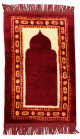 Tapis de priere enfant musulman (Sajjada Salat pour bebe et les petits enfants) - Couleur bordeaux