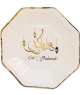 Lot de 8 assiettes Eid Mubarak - Grande Assiette de 23 cm (Special fete musulmane de l'Aid) -
