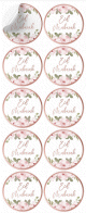 Stickers Eid Mubarak (fete musulmane de l'Aid) - Couleur rose dore