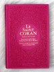 Le Saint Coran Rainbow (Arc-en-ciel) - Francais/arabe avec transcription phonetique - Edition de luxe - Couverture Cuir Rose dore