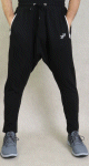 Pantalon Seroual Jogging leger homme poches zip blanches - Marque Best Ummah - Couleur noir
