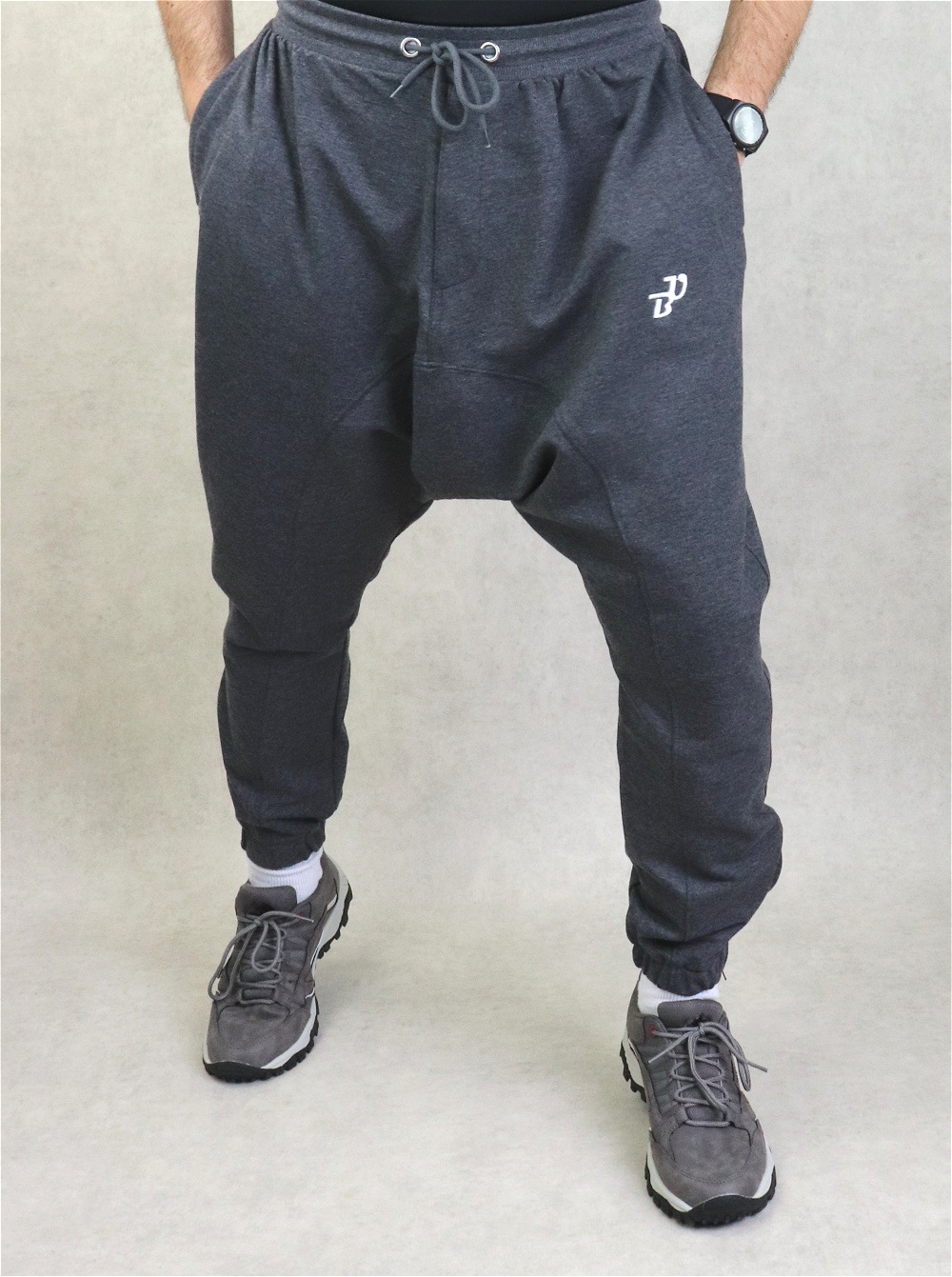 HMIYA Pantalon de Jogging Homme Coton de Relaxation Pantalons de Sport Training Survêtement avec Poches 