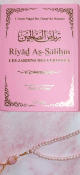 Pack cadeau pour femme : Riyad As-Salihin - Le Jardin des Vertueux et Chapelet assorti couleur rose clair dore