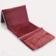 Tapis de priere pliable ultra confortable avec adossoir integre (dossier - chaise - support pour le dos pour s'adosser) avec sa sacoche - Couleur Marron