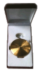Boussole metallique doree haute precision pour la direction de la Qibla (La Mecque) avec boite cadeau velours