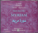 Sourate Myriam arabe-francais
