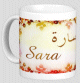 Mug prenom arabe feminin "Sara" -