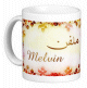 Mug prénom français masculin "Melvin" - ملفن Mug prenom francais masculin "Melvin" -