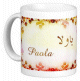 Mug prénom français féminin "Paola" - باولا Mug prenom francais feminin "Paola" -