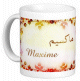 Mug prénom français masculin "Maxime" - ماكسيم Mug prenom francais masculin "Maxime" -