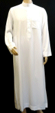 Qamis blanc de marque "Al Haramain" manches longues pour homme - Couleur blanche