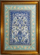 Tableau artistique islamique (art de l'islam) - Cadre en bois avec verre