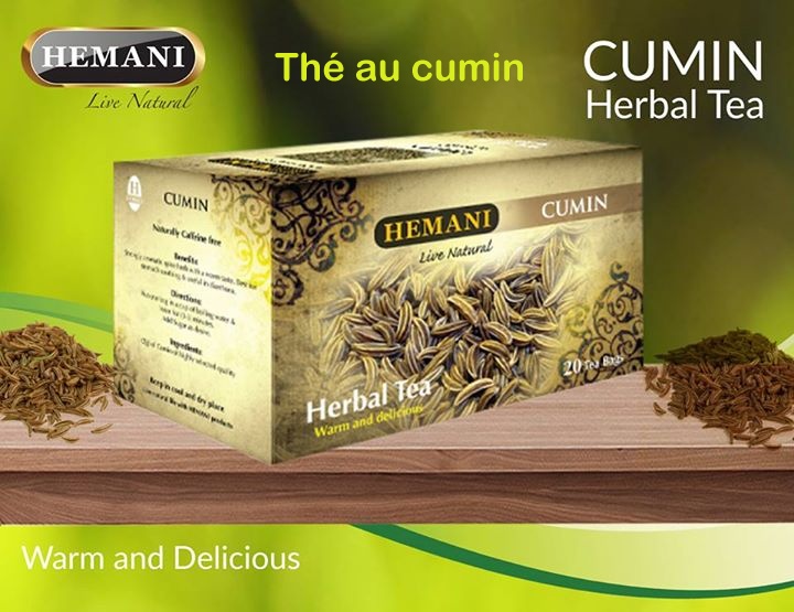 Thé au cumin (20 sachets) Cumin Tea شاي الكمون Diététique sur
